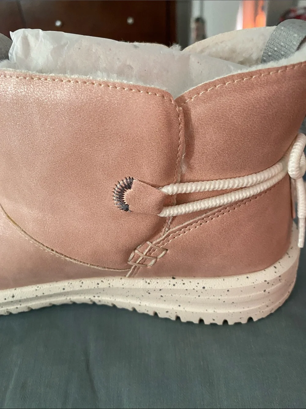 Hey Dude Kids Pink Ankle Boots